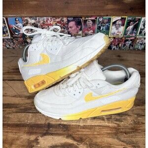 Size 9.5 - Nike Air Max 90 SE Citron Daisy Women’s Pulse Alabaster Sneakers Shoe